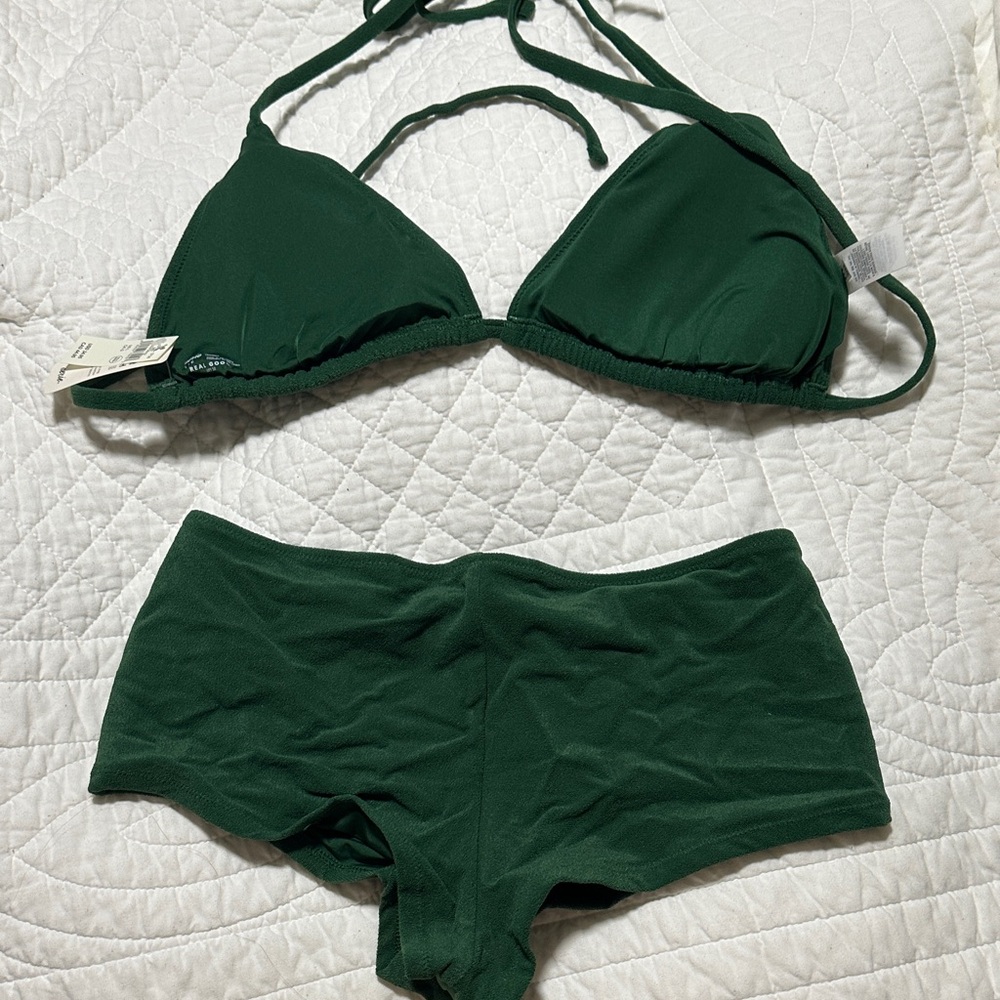 Aerie NWT Green Bikini Set - Picture 6 of 8